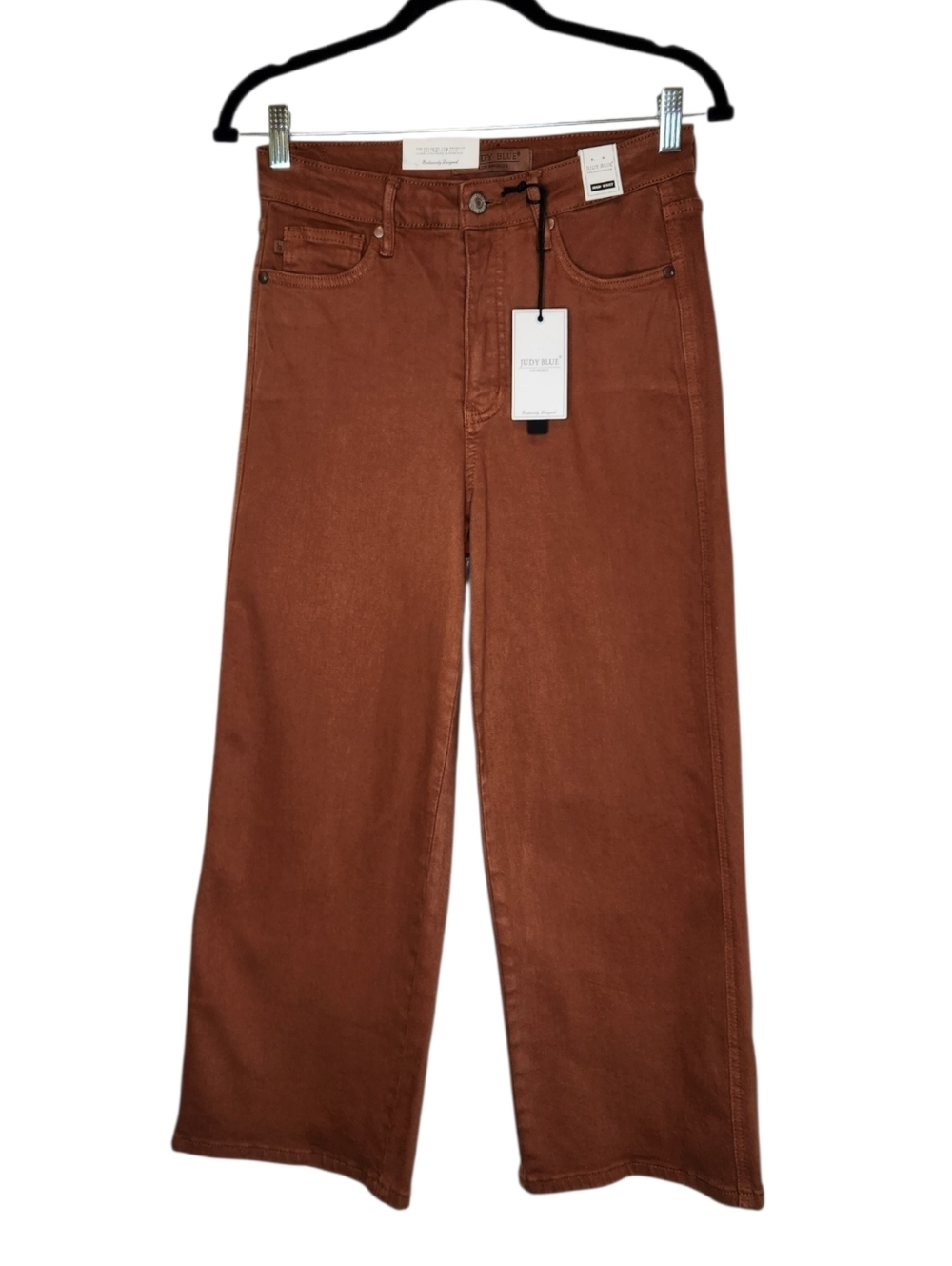 NEW Judy Blue Garment Dyed Cropped Jeans Camel Size 5/27